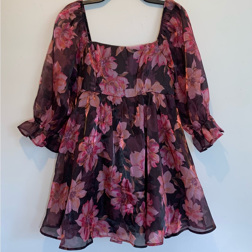 New Thirty/Thirty LA Dark Fairy Babydoll Dress Large Autumn